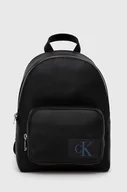 Plecaki - Calvin Klein Jeans plecak damski kolor czarny mały gładki - miniaturka - grafika 1