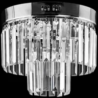 Lampy sufitowe - VEN Kryształowa LAMPA sufitowa VEN E1736/4+3 CR pałacowa OPRAWA crystal glamour chrom __code-67060 - miniaturka - grafika 1