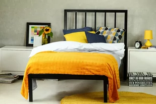 Łóżko jednoosobowe metalowe "Simply 2" z jednym szczytem - Łóżka Łóżko jednoosobowe metalowe "Simply 2" z jednym szczytem - Łóżka - miniaturka - grafika 1