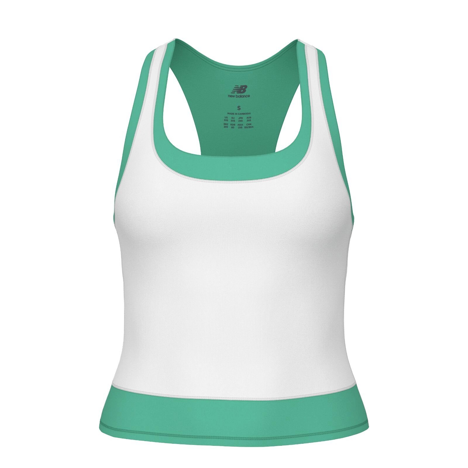 Damski podkoszulek New Balance Tournament Novelty Tank White S
