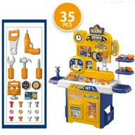 Mały majsterkowicz - Zabawka Dla Dzieci Duży Warsztat Z Narzędziami Zestaw Majsterkowicza+35El. - miniaturka - grafika 1