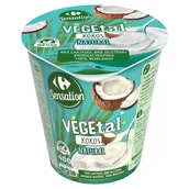 Kefiry, jogurty, maślanki - Carrefour Sensation Vegetal Natural Produkt roślinny na bazie ekstraktu z miąższu kokosa 400 g - miniaturka - grafika 1