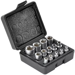 Bass Polska Zestaw nasadek torx nasadki gwiazdki E4-E24 Bass BP-7057 7057 - Nasadki do elektronarzędzi - miniaturka - grafika 1