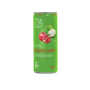 Quality Food Woda kokosowa z sokiem z granatu 320 ml - Soki i napoje niegazowane - miniaturka - grafika 1