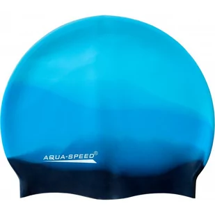 Aqua Speed Czepek wielokolorowy z silikonu - Pływanie - miniaturka - grafika 1