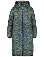 Płaszcze damskie - Samoon Damski płaszcz 150027-21523, niewełna, wzór Dark Star Fruit, 42 - miniaturka - grafika 1