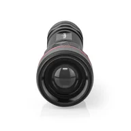 Latarki - Latarka LED - zasilanie bateryjne - 3,7 V DC - 10 W - Wbudowane baterie litowo-jonowe w zestawie - Możliwość ponownego ładowania - Znamionowy strumień świetlny: 1000 lm - Zakres światła: 200 m - Kąt - miniaturka - grafika 1