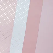Papier do drukarek - Karton ozdobny metaliczne Kropki różowe mix (12) - miniaturka - grafika 1