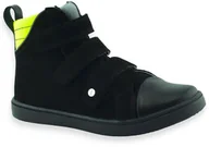 Buty dla chłopców - Trzewiki skórzane buty dziecięce na rzep Bartek 17364 Czarne - miniaturka - grafika 1