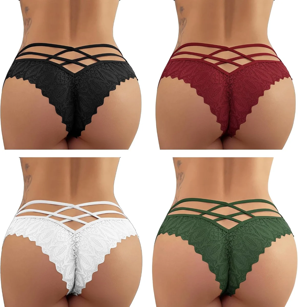 FIGI SATYNOWE STRINGI KORONKA BIKINI BIELIZNA BEZSZWOWA KOBIETA NISKI STAN