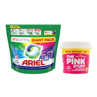 Kapsułki do prania ARIEL 72 szt + Pasta do czyszczenia THE PINK STUFF 850 g - Środki do prania - miniaturka - grafika 1