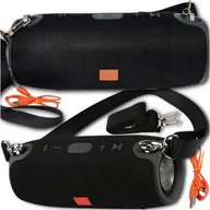 Głośniki przenośne - MOCNY GŁOŚNIK MOBILNY BEZPRZEWODOWY BLUETOOTH Z RADIO BASS PASKIEM NA RAMIE - miniaturka - grafika 1