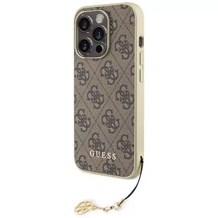 Guess GUHCP15XGF4GBR iPhone 15 Pro Max 6.7" brązowy/brown hardcase 4G Charms Collection - Etui i futerały do telefonów Guess GUHCP15XGF4GBR iPhone 15 Pro Max 6.7" brązowy/brown hardcase 4G Charms Collection - Etui i futerały do telefonów - miniaturka - grafika 2