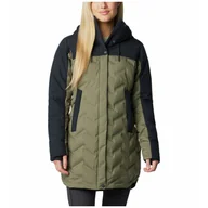 Kurtki i kamizelki sportowe damskie - Kurtka zimowa damska Columbia Mountain Croo™ III Mid Down Jacket Rozmiar: M / Kolor: czarny/zielony - miniaturka - grafika 1