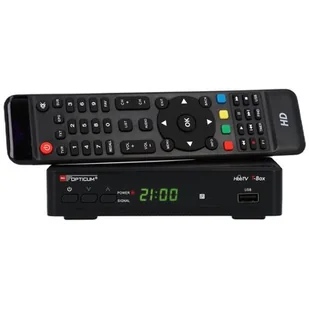 Dekoder OPTICUM HbbTv T-BOX H.265/HEVC/DVB-T2 - Tunery DVB-T - miniaturka - grafika 1