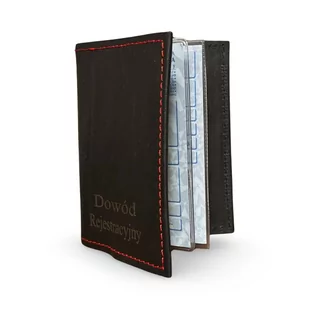 Etui na Dowód Rejestracyjny - Skóra Naturalna - Etui na dokumenty i karty - miniaturka - grafika 1