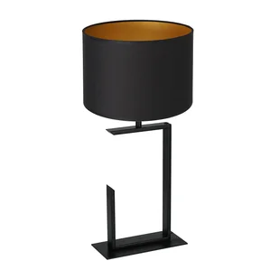 Luminex H 520 Black 3417 Lampa stołowa lampka 1x60W E27 czarny/złoty - Lampy stojące - miniaturka - grafika 1