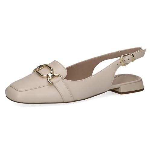 CAPRICE Czółenka typu sling-9-29400-42 G, biały matowy., 39 EU
