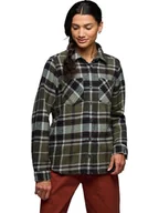 Koszule damskie - Black Diamond Koszula flanelowa "Projekt" w kolorze zielono-czarnym - miniaturka - grafika 1