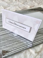 Pamiątka Pierwszej Komunii Świętej - Winietki na stół, na ślub, komunię, chrzest, roczek blask - MyPerfectDay - miniaturka - grafika 1
