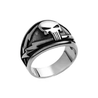 Pierścionki - pierścień THE PUNISHER-V - miniaturka - grafika 1