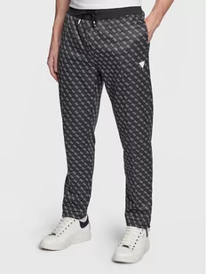Guess Spodnie dresowe Korbin Z2BB05 FL04Q Czarny Regular Fit - Spodnie sportowe męskie - miniaturka - grafika 1
