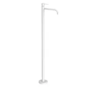 Baterie umywalkowe - Bateria umywalkowa wolnostojąca Tres Study biały mat 26285305BM - miniaturka - grafika 1