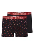Majtki damskie - Bokserki Spot Henderson 2-pak czarny, czerwony M - Esotiq&Henderson - miniaturka - grafika 1