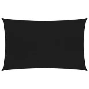 vidaXL Żagiel przeciwsłoneczny, 160 g/m, czarny, 4x6 m, HDPE 311739 - Parasole ogrodowe - miniaturka - grafika 1