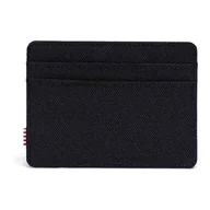 Portfele - Herschel Charlie portfel na karty, jeden rozmiar, czarny, Czarny, One Size, Casual - miniaturka - grafika 1