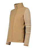 Kurtki damskie - CMP Kurtka polarowa w kolorze jasnobrązowym - miniaturka - grafika 1