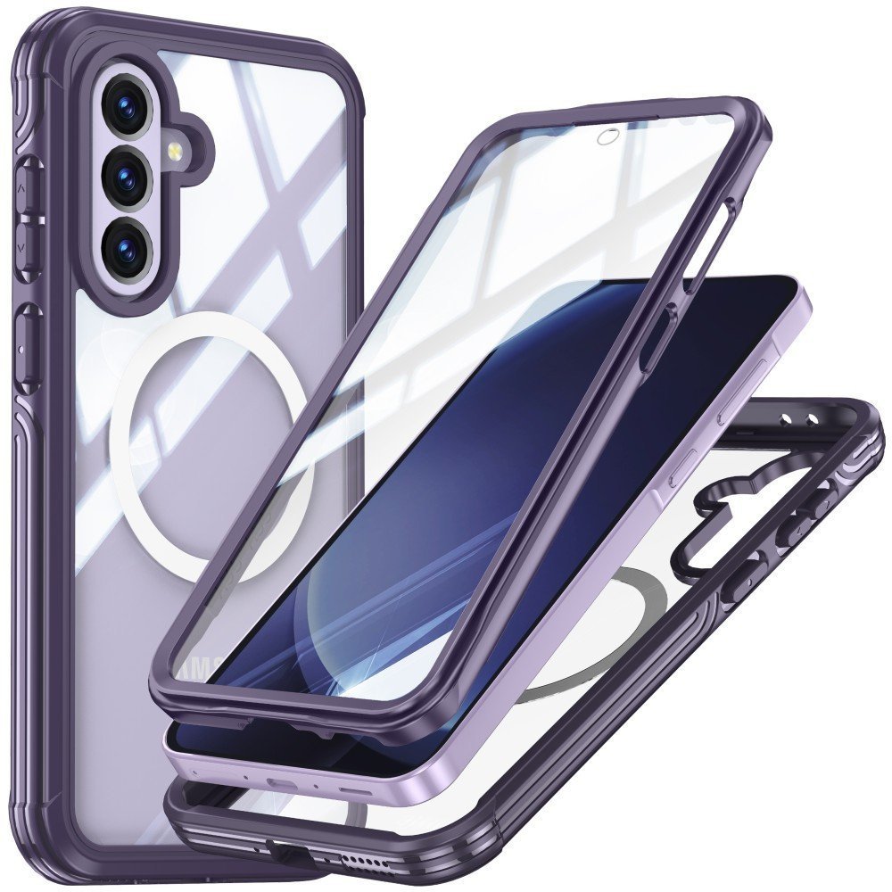 Etui 360 Supero pancerne do Galaxy A36/A56 5G, fioletowe