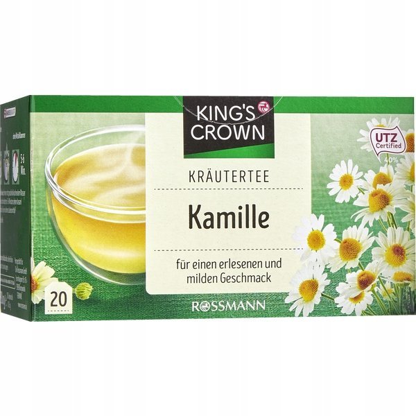 Herbata ziołowa Kings Crown Rumianek z Niemiec