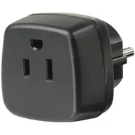 Złącza, przejściówki, adaptery - Hama Adapter Adapter podrożny USA/Japonia BLACK FRIDAY Od 24 do 26 listopada - miniaturka - grafika 1