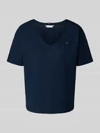 Koszulki i topy damskie - T-shirt o kroju regular fit z czystej bawełny - miniaturka - grafika 1