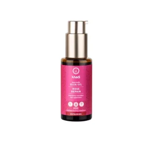 Khadi Rose Repair Odżywczy Olejek Do Włosów 50ML - Olejki do ciała i włosów - miniaturka - grafika 1