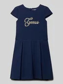 Sukienki - Sukienka mini z detalem z logo - miniaturka - grafika 1