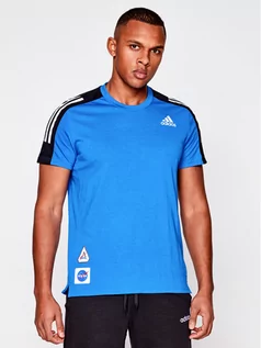 Koszulki męskie - Adidas T-Shirt Space Tee M GP5804 Granatowy Regular Fit - grafika 1