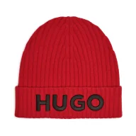 Czapki męskie - HUGO Wełniana czapka X565-7 - miniaturka - grafika 1