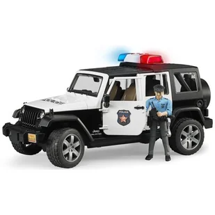 Bruder Jeep Wrangler Rubicon policja - Samochody i pojazdy dla dzieci - miniaturka - grafika 1