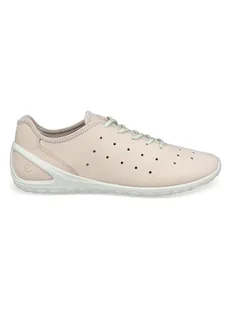 Ecco Skórzane sneakersy "Biom Everyday" w kolorze beżowym - Trampki damskie - miniaturka - grafika 1