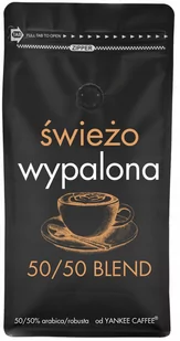 Kawa ziarnista 1kg ŚWIEŻO PALONA ARABICA ROBUSTA - Kawa - miniaturka - grafika 1