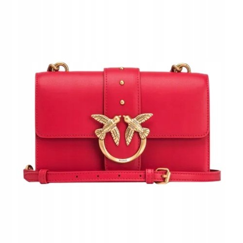 Torebka damska na ramię Pinko Mini Love Bag One Simply Red Czerwona