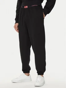 Calvin Klein Underwear Spodnie piżamowe 000NM2393E Czarny Regular Fit - Piżamy męskie - miniaturka - grafika 1