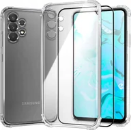 Etui i futerały do telefonów - Hello Case Etui Do Samsung Galaxy A32 Przezroczyste, Pancerne, Silikonowe Szkło 5D - miniaturka - grafika 1