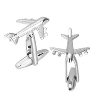 Spinki do mankietów i krawatów - SPINKI DO MANKIETÓW koszuli boeing samolot polot - miniaturka - grafika 1