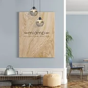 Lampy sufitowe - Milagro Lampa wisząca Cliff 1 Czarny MLP5524 - MLP5524 - miniaturka - grafika 1