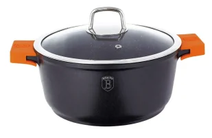 Garnek z potrójną warstwą marmurową na indukcję G0-C90 - Garnki Garnek z potrójną warstwą marmurową na indukcję G0-C90 - Garnki - miniaturka - grafika 1