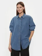 Koszule damskie - JOOP! Koszula jeansowa 30037338 Niebieski Oversize - miniaturka - grafika 1
