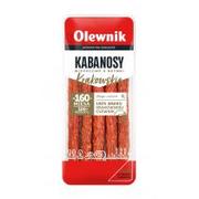 Pasztet i przetwory mięsne - Olewnik Kabanosy krakowskie 90 g - miniaturka - grafika 1